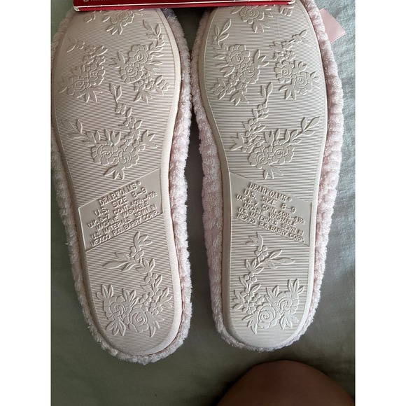 NOS ViNTaGe DEARFOAMS Comfort Slippers PINK 8-9 - Picture 4 of 5